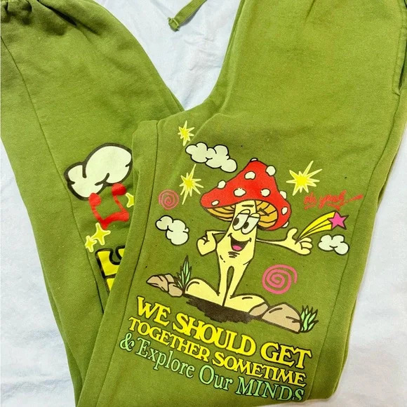 Mushroom Sweatpants - Picture 1 of 3